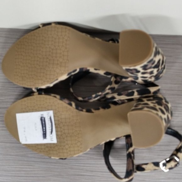 BP. Lula Slingback Sandal, Leopard Print, Womens Size 5 M - Picture 7 of 10